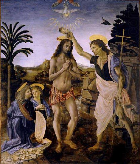 The Baptism of Christ, Andrea del Verrocchio